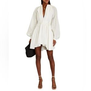 ACLER GIBSON MINI DRESS WHITE